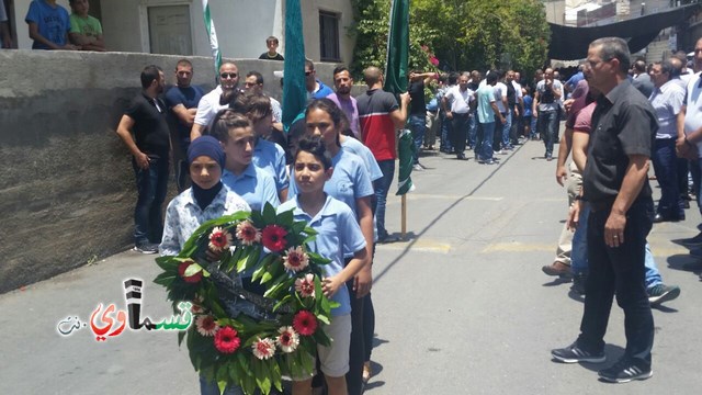 مشاهد وصور تمزق القلوب من الجنازة المهيبة في دير الأسد للطفلين الشقيقين محمد وأحمد أسدي